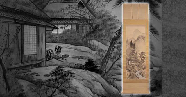 太子町　掛軸　修理　表装　表具　仕立替